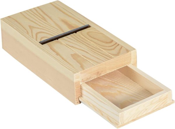 Soap Planer Cutter Wooden Soap Beveler Planer Trimming Shaving Drawer Box for Handmade DIY Craft Soaps Making (WOOD)