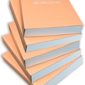 Kraft Cover Drawing Notebook & Sketchbook – Set of 3 Blank Plain Sketch Books – 125g Thick Paper A5 Size, 150x210mm Paper Ideal for Drawing & Sketching- 128 Sheets Each – 180 Degree Opening