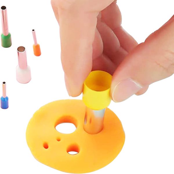 Mini Clay Cutters Set Of 8 Mini Circle Cutter Molds Household Tool For Polymer Ceramic Crafts Handmade Supplies Clay Cutters - Image 5