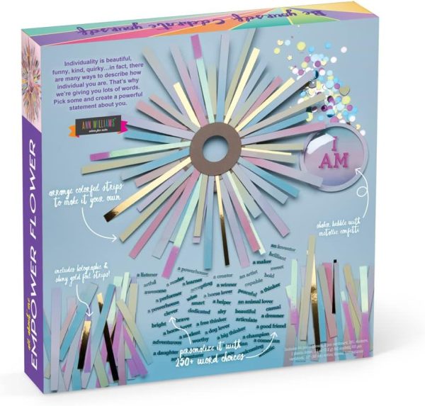 Craft-tastic – Empower Flower – DIY Arts & Crafts Kit – Creative & Fun Project to Encourage Self-Expression, Build Self-Esteem & Create Confidence in Kids, Tween & Teens - Image 5