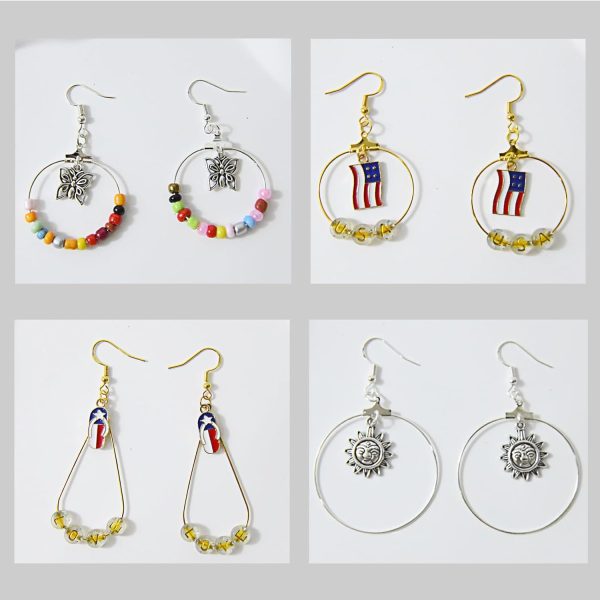 XKCWXY 483Pcs Earring Making Kit with Beading Hoop Earring Finding Component Accessories,Earring Hooks,Jump Rings,Earring Backs for Jewelry Making DIY Craft - Image 5