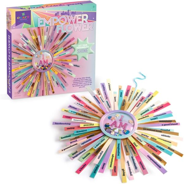 Craft-tastic – Empower Flower – DIY Arts & Crafts Kit – Creative & Fun Project to Encourage Self-Expression, Build Self-Esteem & Create Confidence in Kids, Tween & Teens - Image 3