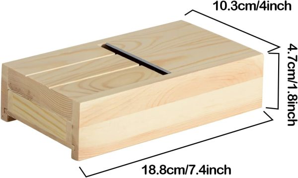 Soap Planer Cutter Wooden Soap Beveler Planer Trimming Shaving Drawer Box for Handmade DIY Craft Soaps Making (WOOD) - Image 9