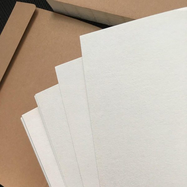 Kraft Cover Drawing Notebook & Sketchbook – Set of 3 Blank Plain Sketch Books – 125g Thick Paper A5 Size, 150x210mm Paper Ideal for Drawing & Sketching- 128 Sheets Each – 180 Degree Opening - Image 2