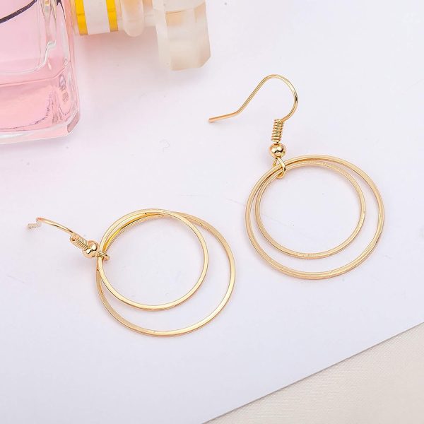 100Pcs Round Earring Beading Hoop Rings,5Sizes Earring Finding Open Bezels Linking Rings Beading Hoop Earrings Pendant for DIY Craft Jewelry Making,Earring Necklace,Crafts Supplies - Image 6