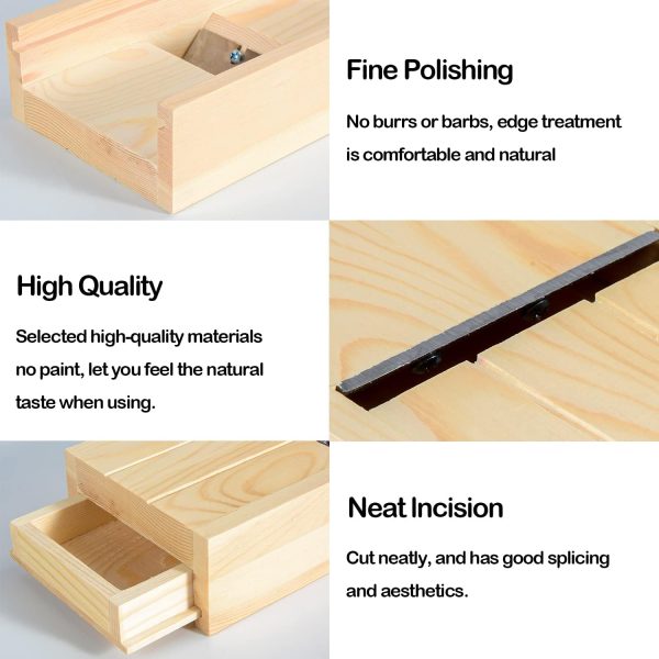 Soap Planer Cutter Wooden Soap Beveler Planer Trimming Shaving Drawer Box for Handmade DIY Craft Soaps Making (WOOD) - Image 4