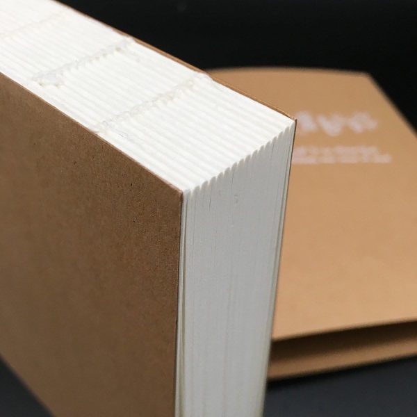 Kraft Cover Drawing Notebook & Sketchbook – Set of 3 Blank Plain Sketch Books – 125g Thick Paper A5 Size, 150x210mm Paper Ideal for Drawing & Sketching- 128 Sheets Each – 180 Degree Opening - Image 3