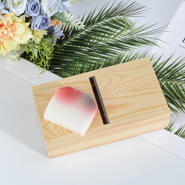 Soap Planer Cutter Wooden Soap Beveler Planer Trimming Shaving Drawer Box for Handmade DIY Craft Soaps Making (WOOD) - Image 2