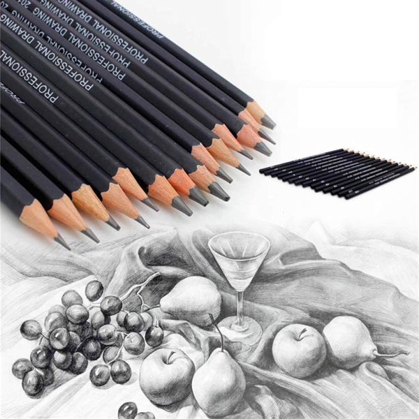 Drawing Pencils, 38pcs Art Supplies Drawing Supplies Sketching Pencils Graphite Pencils Charcoal Pencil Art Set for Beginners Artists - Image 2