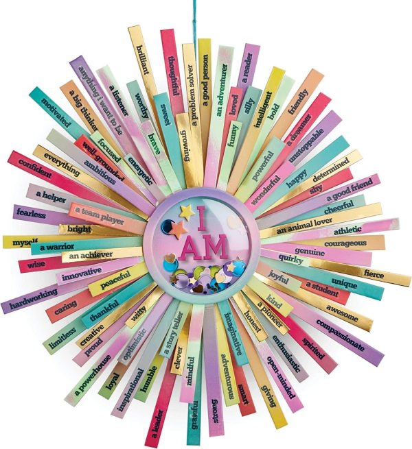 Craft-tastic – Empower Flower – DIY Arts & Crafts Kit – Creative & Fun Project to Encourage Self-Expression, Build Self-Esteem & Create Confidence in Kids, Tween & Teens - Image 2