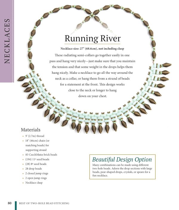 Best of Two-Hole Bead Stitching: Making Beautiful Earrings, Bracelets, and Necklaces for a Timeless Jewelry Wardrobe (Fox Chapel Publishing) 38 Step-by-Step Projects for Beaded Jewelry-Making - Image 6