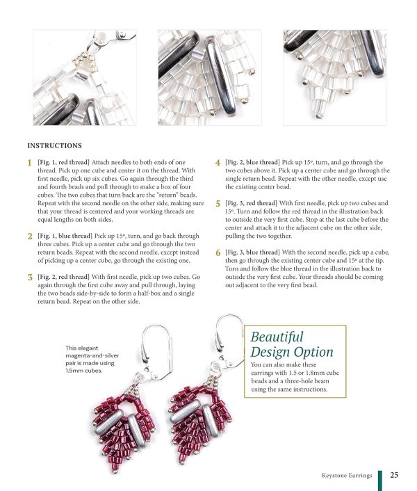 Best of Two-Hole Bead Stitching: Making Beautiful Earrings, Bracelets, and Necklaces for a Timeless Jewelry Wardrobe (Fox Chapel Publishing) 38 Step-by-Step Projects for Beaded Jewelry-Making - Image 4
